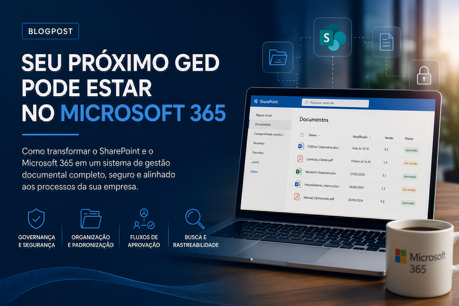 Sistema GED na sua licença Microsoft 365