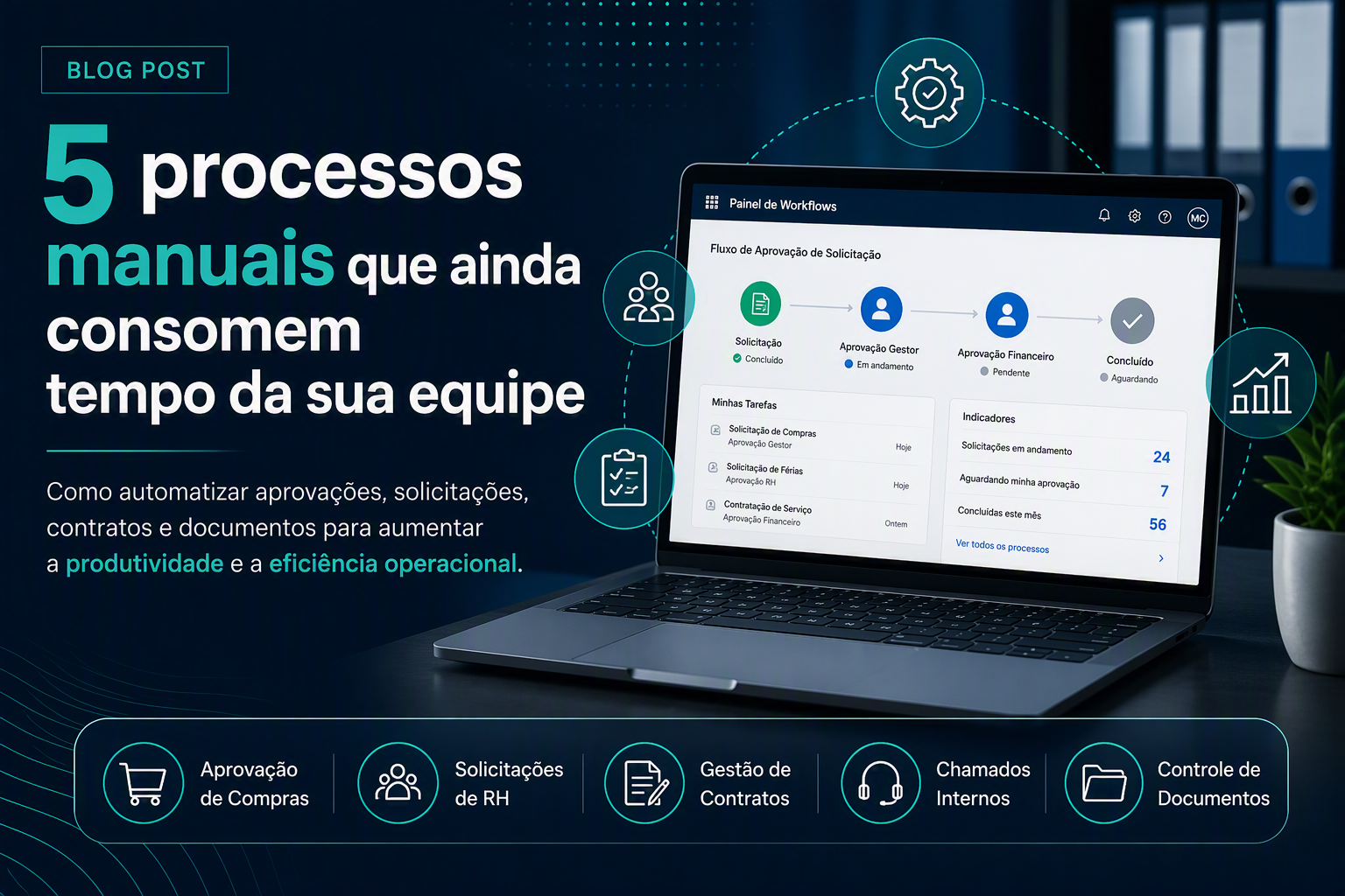 5 Processos que ainda são executados manualmente e estão consumindo tempo da sua equipe